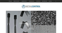 Desktop Screenshot of metalcontrol.hu