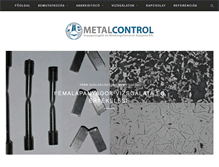 Tablet Screenshot of metalcontrol.hu